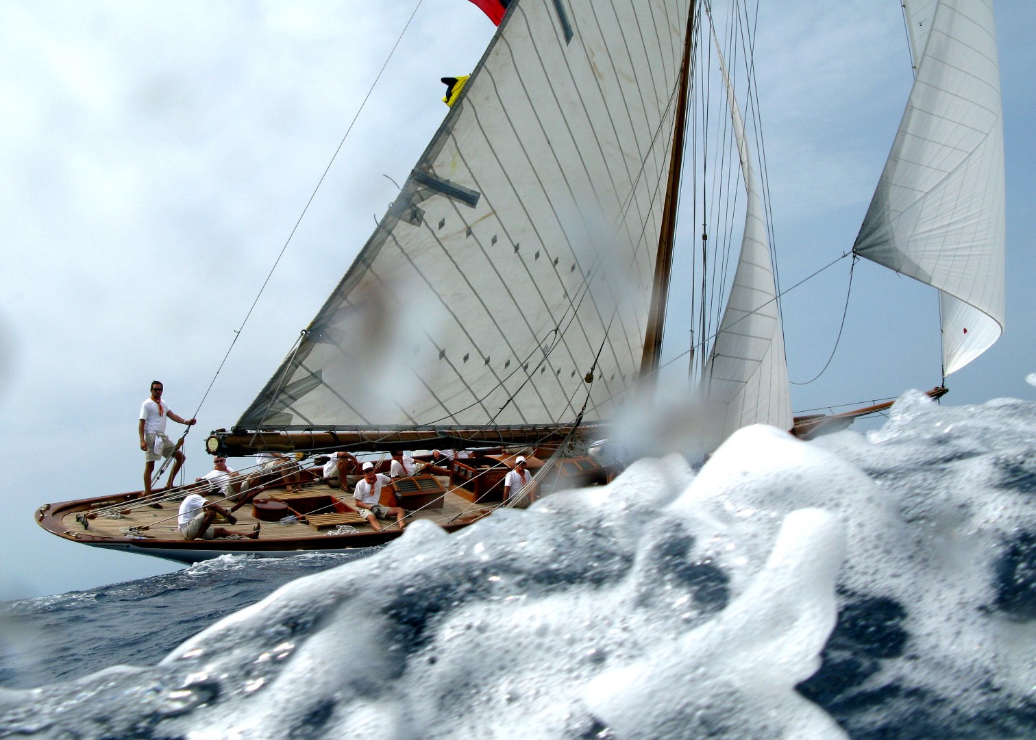 Racing on board SY Avel, Med regatta circuit