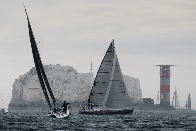 The Needles, Round the Island Race 2021 on Orna GS40